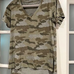 Women’s army print shirt